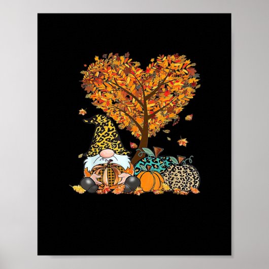 Es ist Herbst Y’all Niedlichen Gnomes Pumpkin Herb Poster (Vorne)