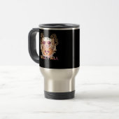 Es ist Herbst Y’all Pumpkin Autumn Halloween Cat F Reisebecher (Vorderseite Links)