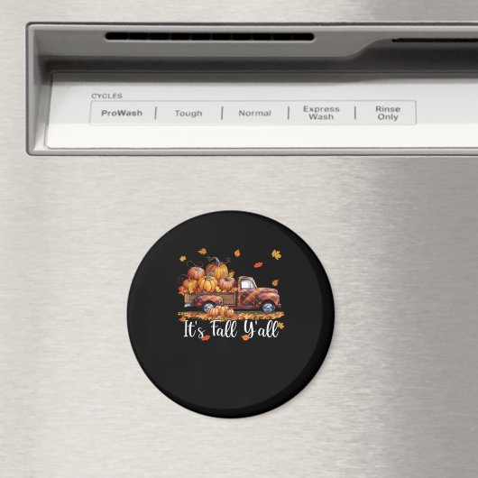 Es ist Herbst Y’all Pumpkin Autumn Tree Hello Fall Magnet (In Situ (Geschirrspüler))