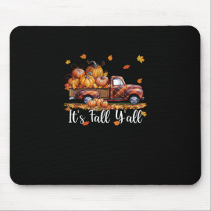 Es ist Herbst Y’all Pumpkin Autumn Tree Hello Fall Mousepad