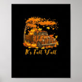 Es ist Herbst Y’all Pumpkin Autumn Tree Hello Fall Poster (Vorne)