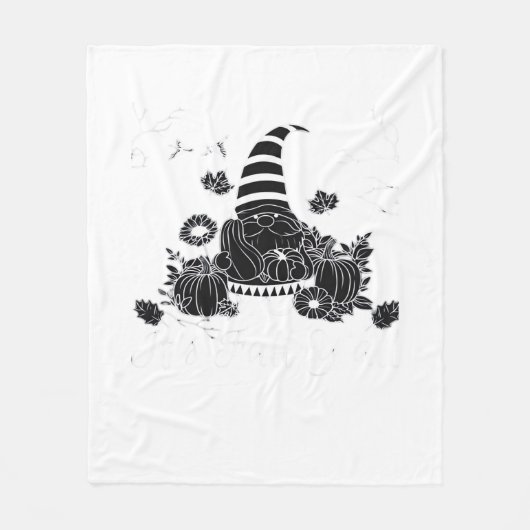 Es ist Herbst Y’all Pumpkin Gnome Autumn Tree Hell Fleecedecke (Vorderseite)