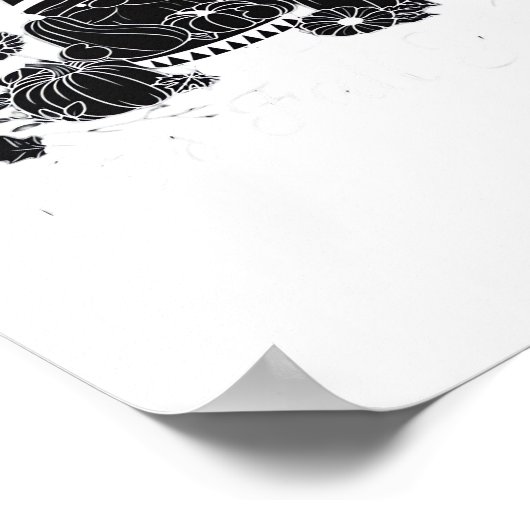 Es ist Herbst Y’all Pumpkin Gnome Autumn Tree Hell Poster (Ecke)