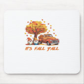 Es ist Herbst Y’all Pumpkin Gnome Autumn Tree Pump Mousepad (Vorne)