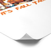 Es ist Herbst Y’all Pumpkin Gnome Autumn Tree Pump Poster (Ecke)