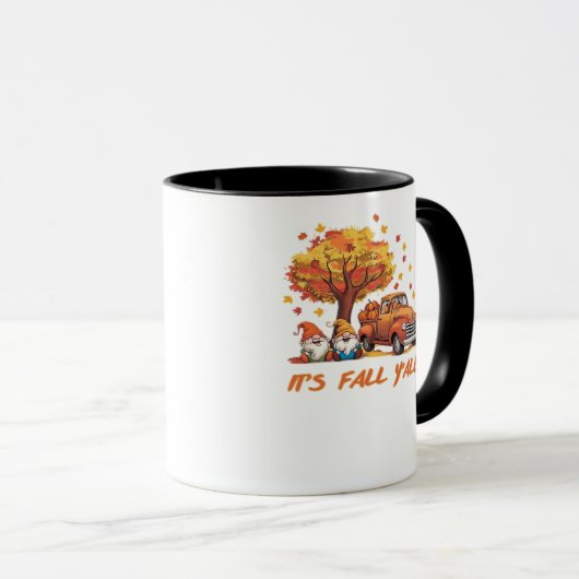 Es ist Herbst Y’all Pumpkin Gnome Autumn Tree Pump Tasse (VorderseiteRechts)