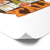 Es ist Herbst Y’all Pumpkin Gnome Herbst Lässig Poster (Ecke)