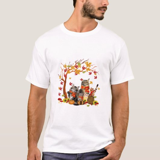 Es ist Herbst Y’all Pumpkin Lover Halloween Thanks T-Shirt (Vorderseite)