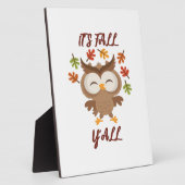 Es ist Herbst Y’all Quote Trendy Fotoplatte (Seite)