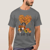 Es ist Herbst Y'all Bernese Mountain Hund Erntedan T-Shirt (Vorderseite)