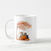 Es ist Herbst Y'all Cat Leaf Fall Baum Hallo Herbs Kaffeetasse (Links)