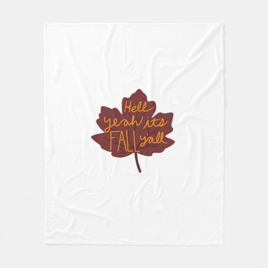 Es ist Herbst Y'all Creative Lässig Fleecedecke (Vorderseite)