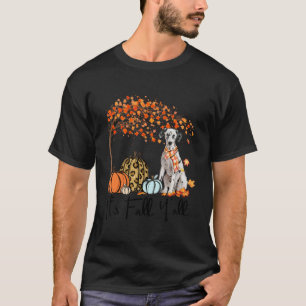 Es ist Herbst Y'All Dalmatiner Hund Lover Pumpkin T-Shirt