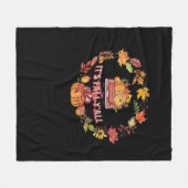 Es ist Herbst Y'all Ernte Road Fleecedecke (Vorderseite (Horizontal))