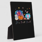 Es ist Herbst Y'all Funny Magic Halloween Pumpkin  Fotoplatte (Seite)