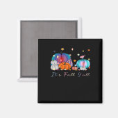 Es ist Herbst Y'all Funny Magic Halloween Pumpkin Magnet (Vorderseite/Rückseite)