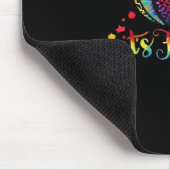 Es ist Herbst Y'all Gefärbte Krawatte Leopard Prin Mousepad (Ecke)