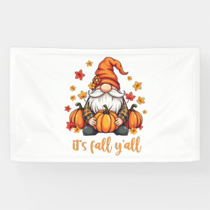 Es ist Herbst Y'all Gnomes Pumpkin Autumn Erntedan Banner