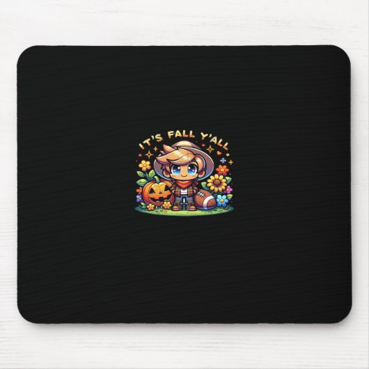 Es ist Herbst Y'all Grafik Creative Lässig Mousepad (Vorne)