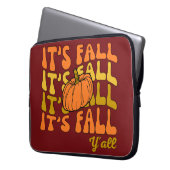 Es ist Herbst Y'all Happy Thanksgiving Laptopschutzhülle (Vorderseite Links)