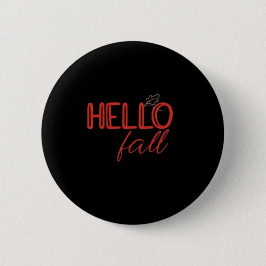 Es ist Herbst Y'all Herbst Verlass Design Niedlich Button (Vorderseite)