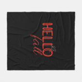 Es ist Herbst Y'all Herbst Verlass Design Niedlich Fleecedecke (Vorderseite (Horizontal))