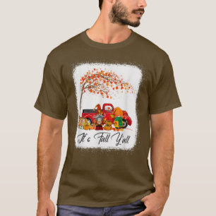 Es ist Herbst Y'all Niedlichen Gnomes Pumpkin Truc T-Shirt