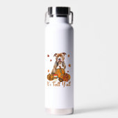 Es ist Herbst Y'all Pitbull Dog Fall Scarf Herbstp Trinkflasche (Vorne)