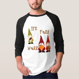 Es ist Herbst Y'all Pumpkin Gnome Autumn Tree T-Shirt