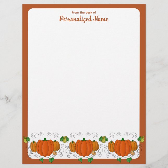 Es ist Herbst Y'all - Unmarkiert Briefbogen (Vorderseite)