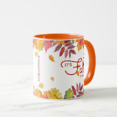 Es ist Herbst Y'alle Herbstrückgänge Personalisier Tasse (VorderseiteRechts)