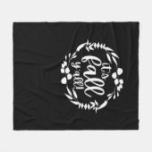 Es ist Herbst Y's Herbst Design Minimal Clean Fleecedecke (Vorderseite (Horizontal))