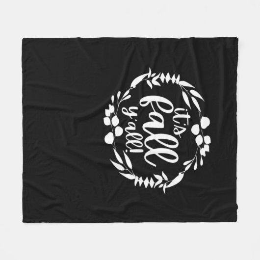 Es ist Herbst Y's Herbst Design Minimal Clean Fleecedecke (Vorderseite (Horizontal))