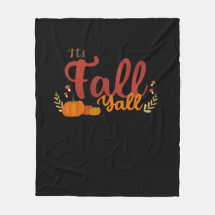 Es ist Herbst Y's Herbst Pumpkins und Pilze Desi Fleecedecke