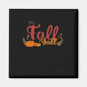 Es ist Herbst Y's Herbst Pumpkins und Pilze Desi Magnet