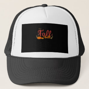 Es ist Herbst Y's Herbst Pumpkins und Pilze Desi Truckerkappe