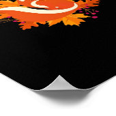 Es ist Herbst Y's Niedlichen Herbstbaum-Herbstlaub Poster (Ecke)