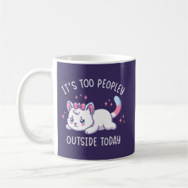 Es ist heute zu menschenreich draußen - Kawaii tra Kaffeetasse