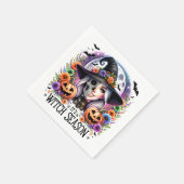 Es ist Hexensaison Party Napkin Serviette (Ecke)