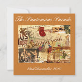 Es ist hinter Ihnen! Einladung (Vorderseite)