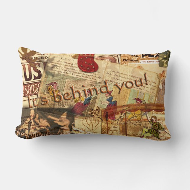 Es ist hinter Ihnen! Lendenkissen (Vorderseite)