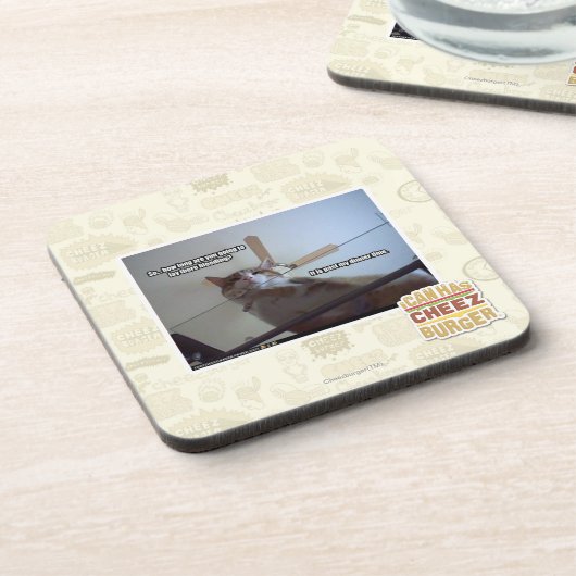 Es ist hinter meiner Abendessenzeit Getränkeuntersetzer (Linke Seite)