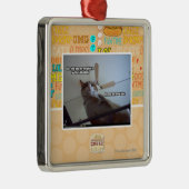 Es ist hinter meiner Abendessenzeit Silbernes Ornament (Rechts)