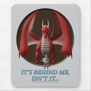 Es ist hinter mir mousepad