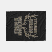 Es ist Hirschsaison Ehefrau Jahreszeit ist auf Fes Fleecedecke (Vorderseite (Horizontal))