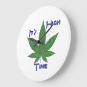 Es ist höchste Zeit Große Wanduhr (Winkel)