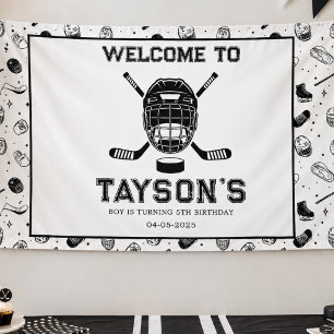 Es ist Hockey-Zeit zum 5. Geburtstag Banner