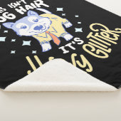 Es ist husky Glitzer Sherpadecke (3/4)