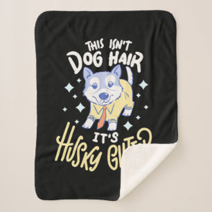 Es ist husky Glitzer Sherpadecke