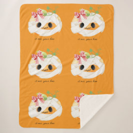 Es ist ich, dein Boo Cosy Fall Pumpkin Sherpa Blan Sherpadecke